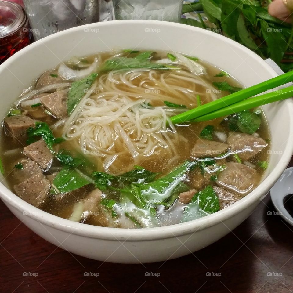pho bowl. my family and i are vietnamese so we eat pho pretty often. 