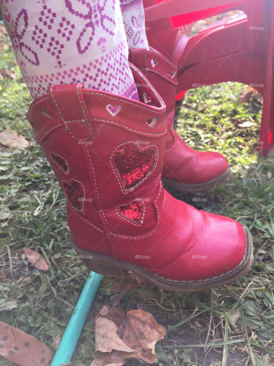 A girls cowboy boots 