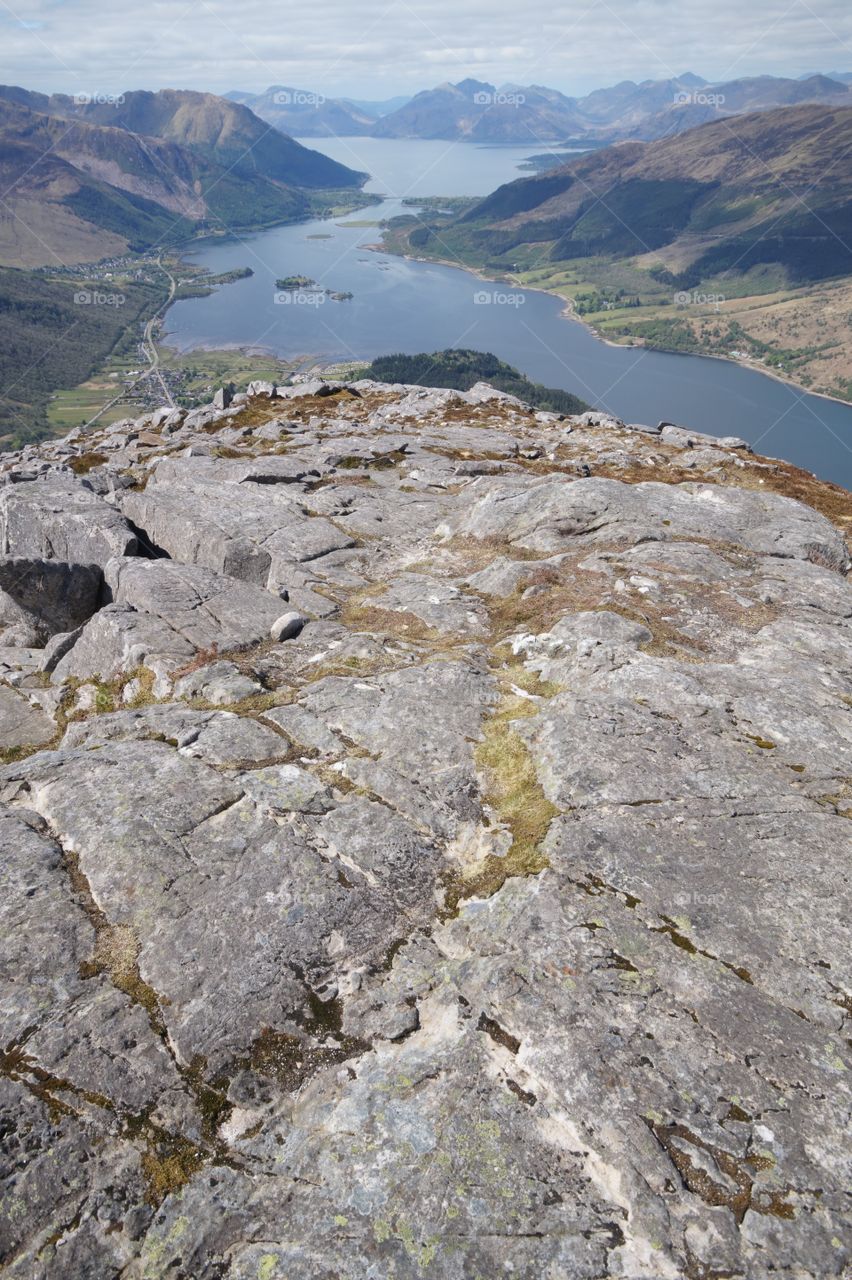 Loch over rock