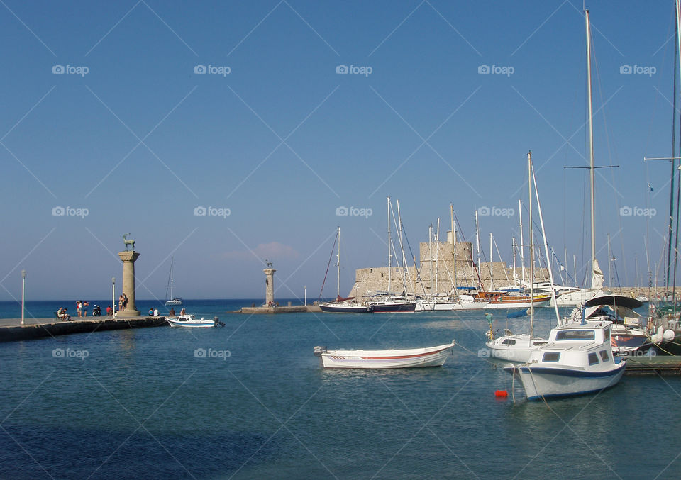 Rhodes Harbor - Greece
