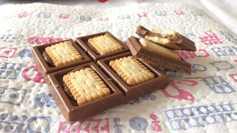 Milka and lu biscuits chocolatés