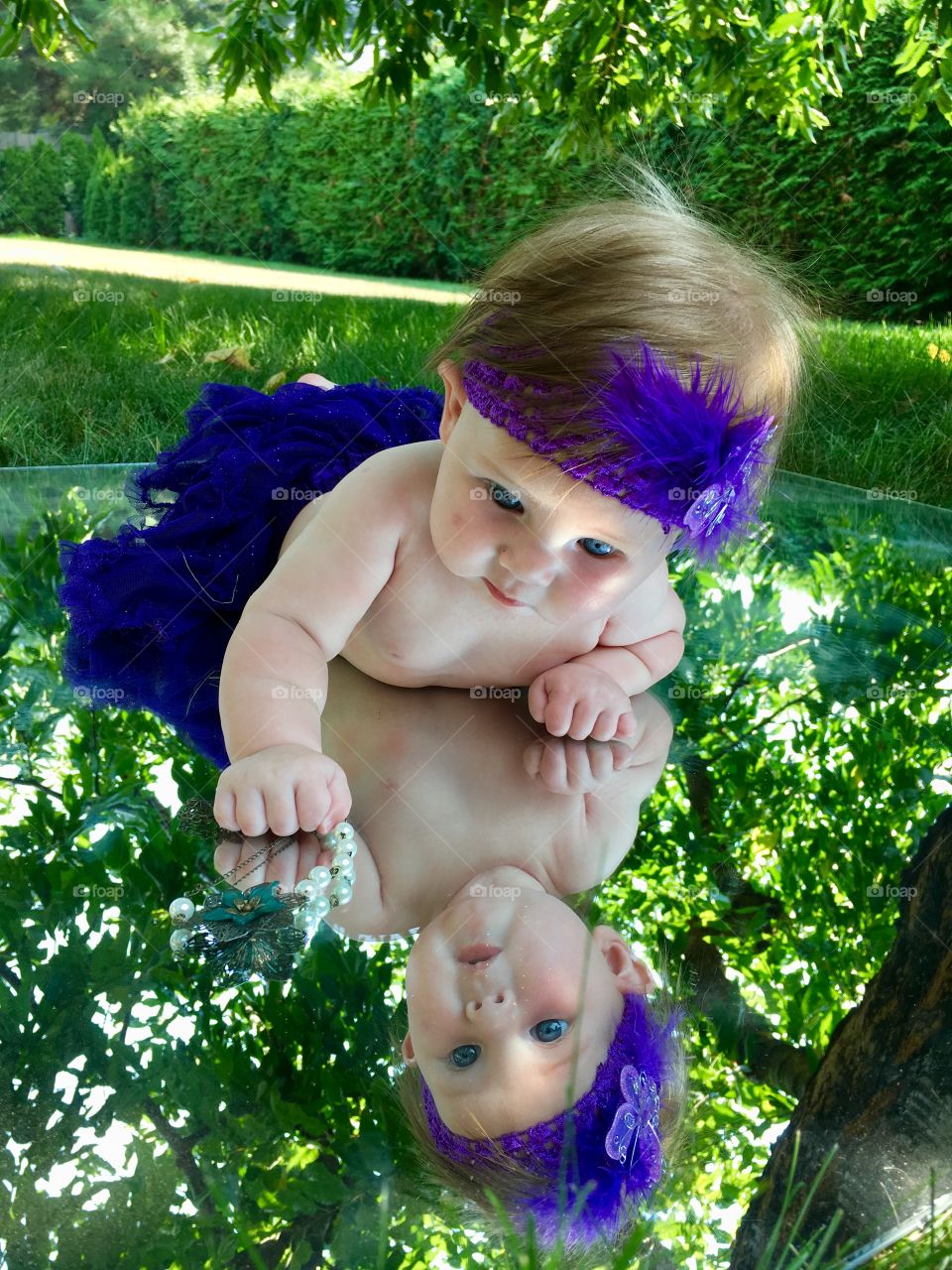 Baby reflection