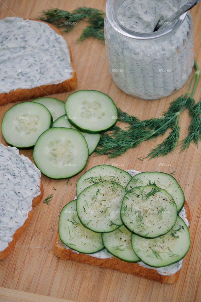 Cucumber Sandwiches 