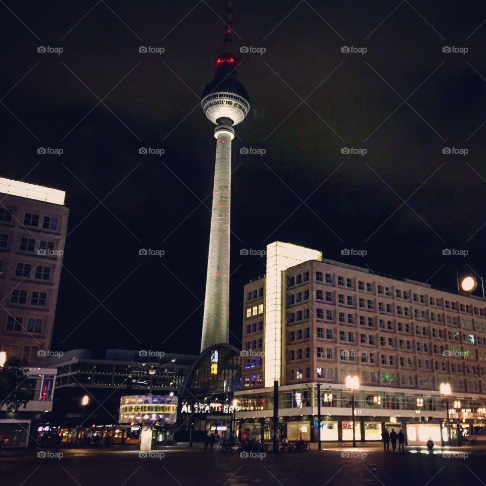 East Berlin. East Germany. Alexanderplatz. Capital City 