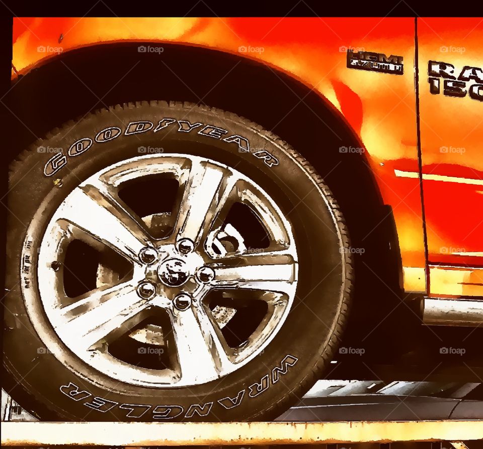 Cool Truck. A fun edit of a truck. 