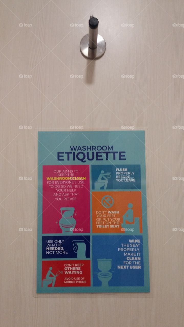 Best restroom etiquette for hygine