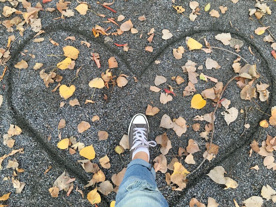 Sneakers and a heart 