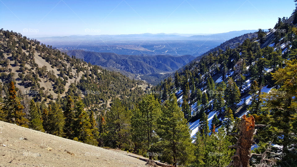 Scenics view of mountains against sky