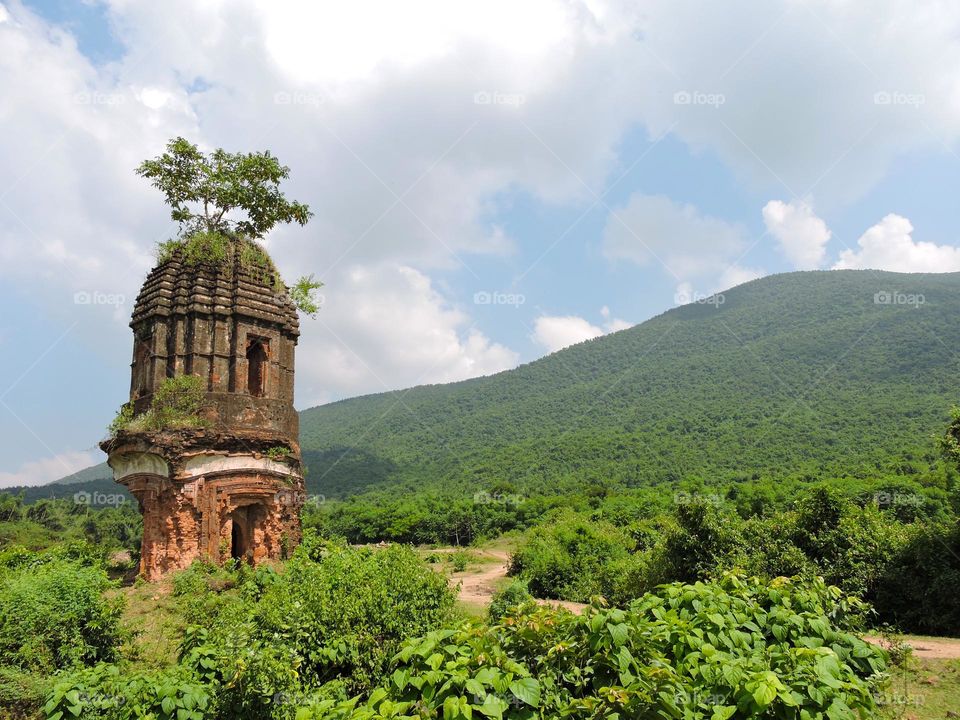 ancient ruins of a temple