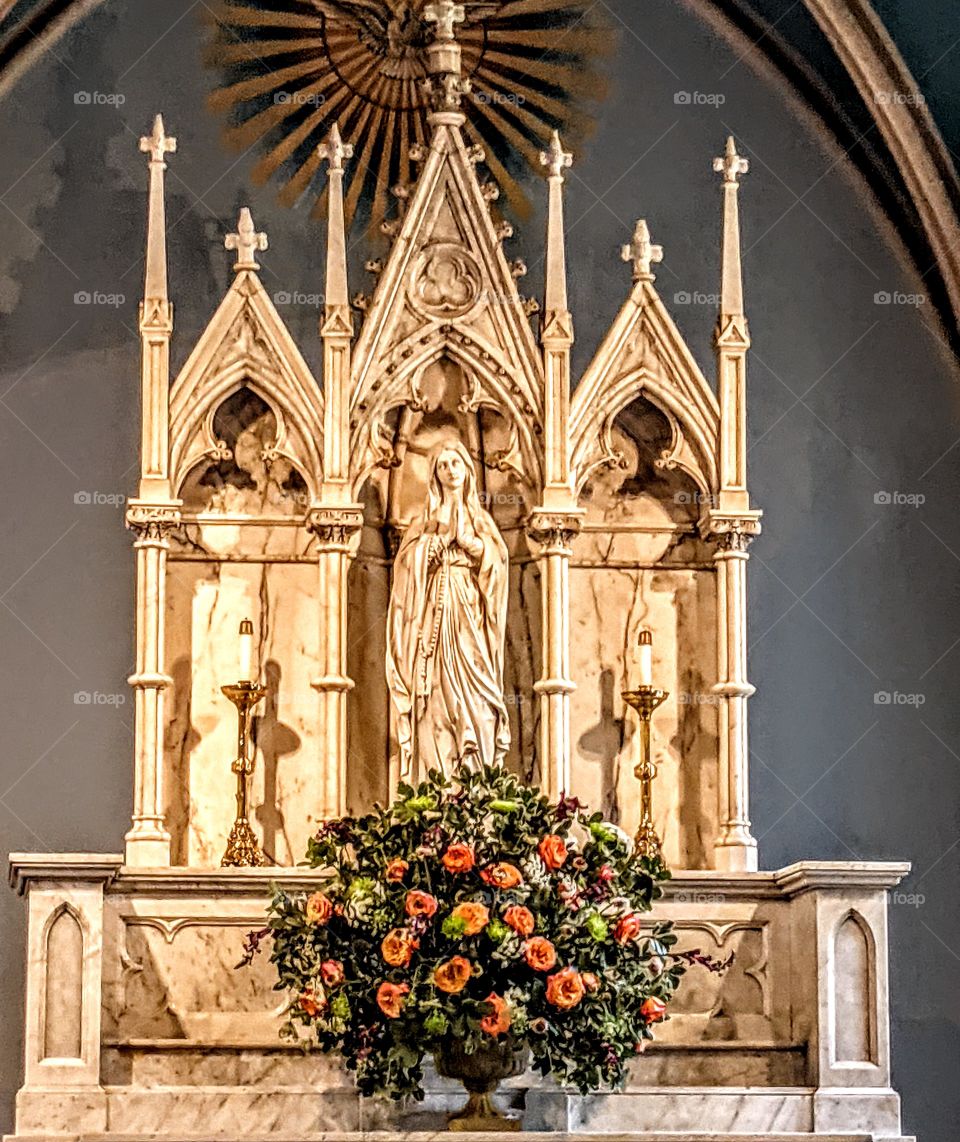 inside the cathedral
