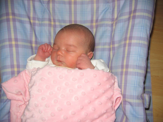 Baby girl sleeping