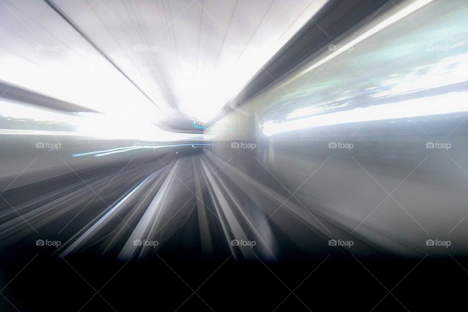 Time & space traveling. Shoot from the Metropolitan of Paris