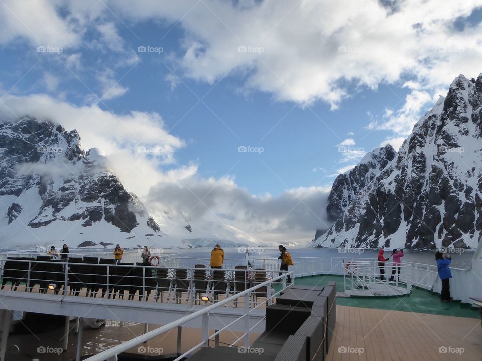 Cruising the LeMaire Channel in Antarctica