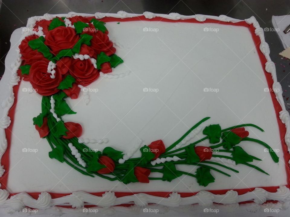 bouquet cake