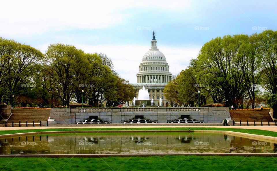 Nation's Capitol . I think spring is best enjoyed in Washington, D.C. - people enjoying spring mission