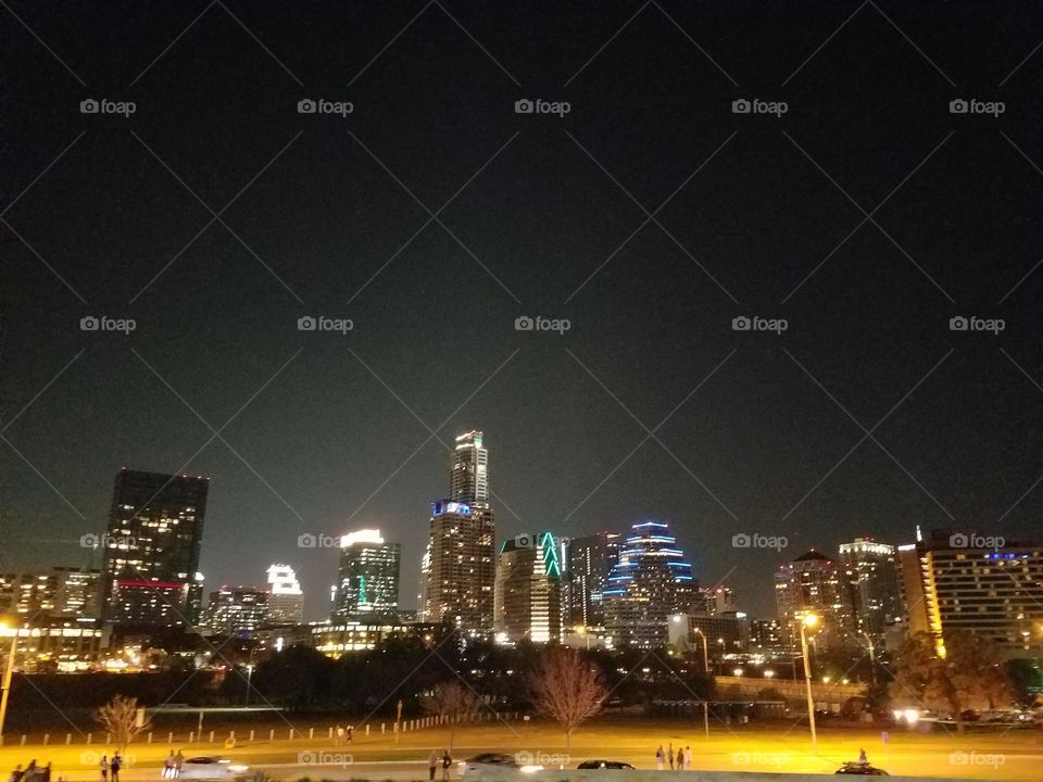 Austin Skyline view from the Long Center