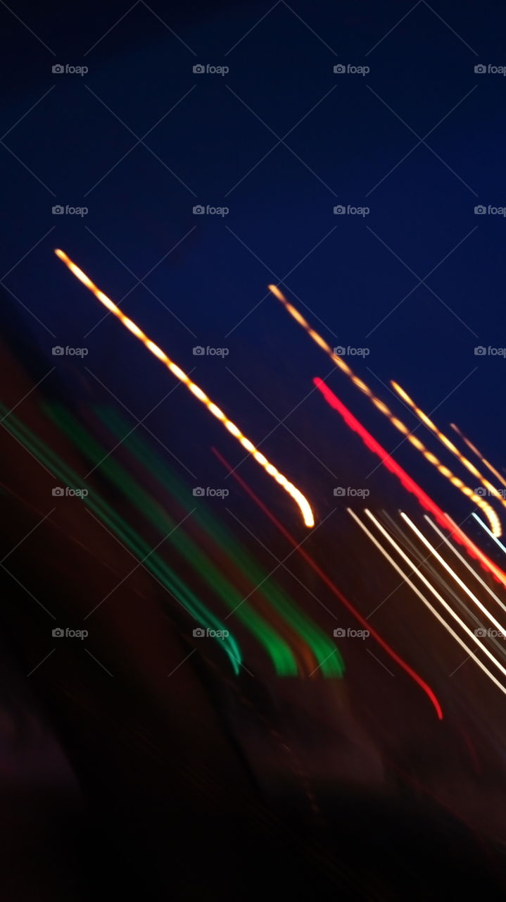 огни.город.улицы.вечер.