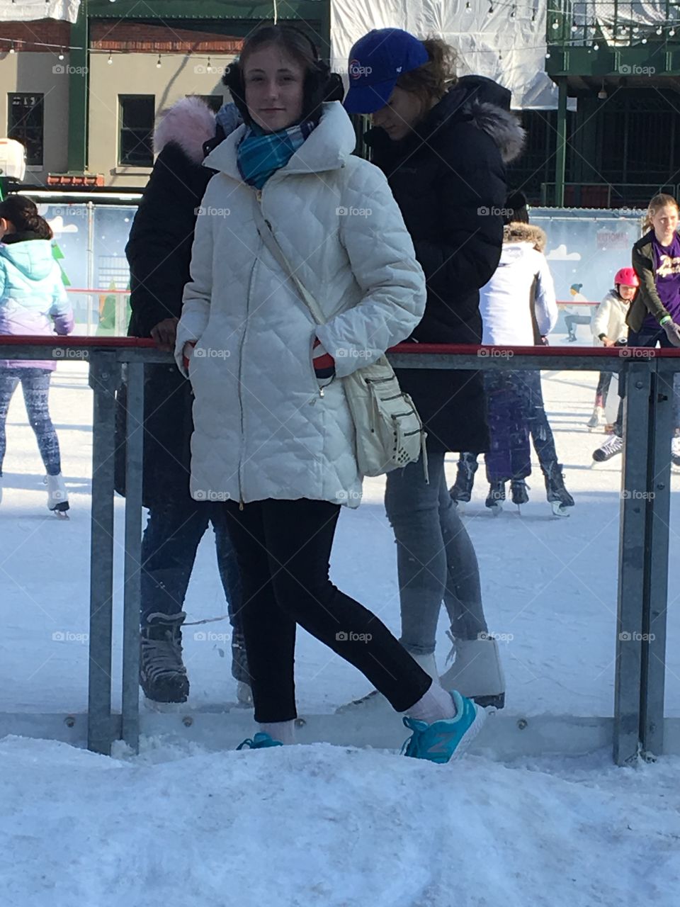 Ice skating at Wrigley 