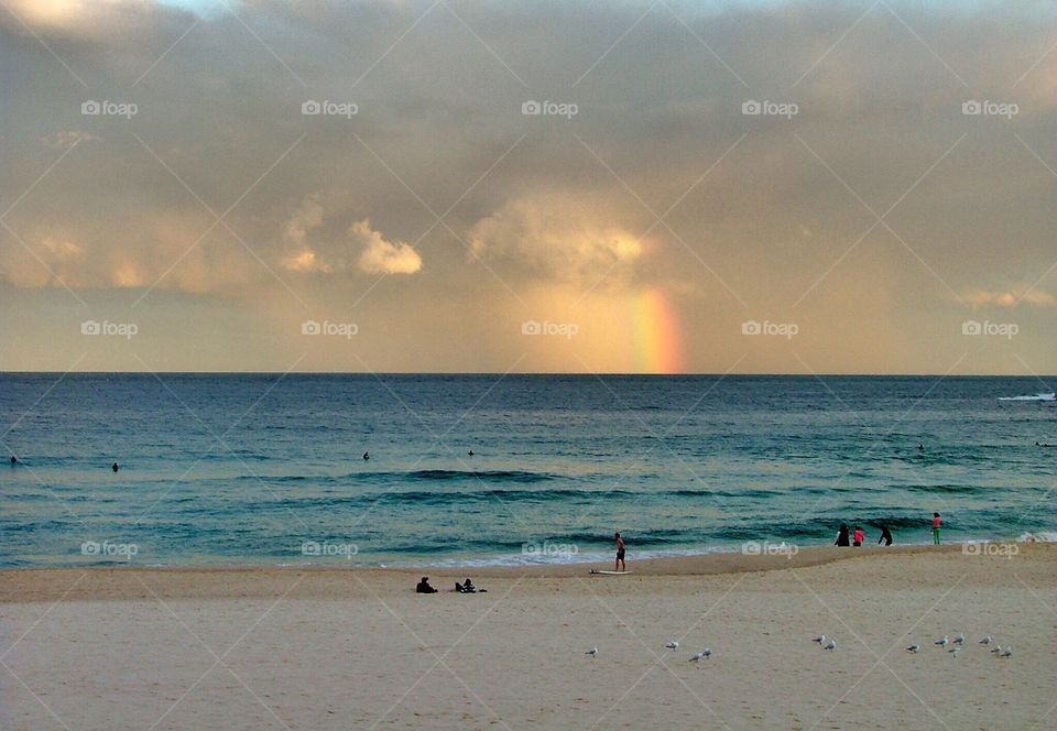 Bridge of sky and water