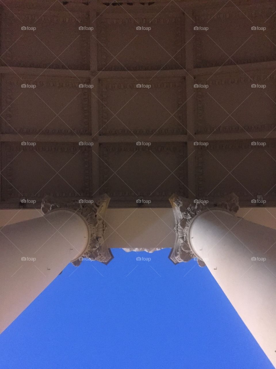 Supports of a ancient building