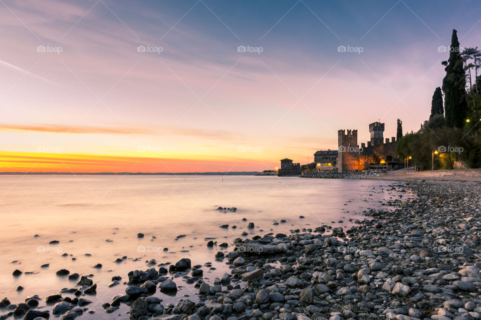 Sirmione at Dawn. Italy.