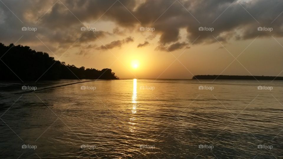 Sunrise at Marajó Island