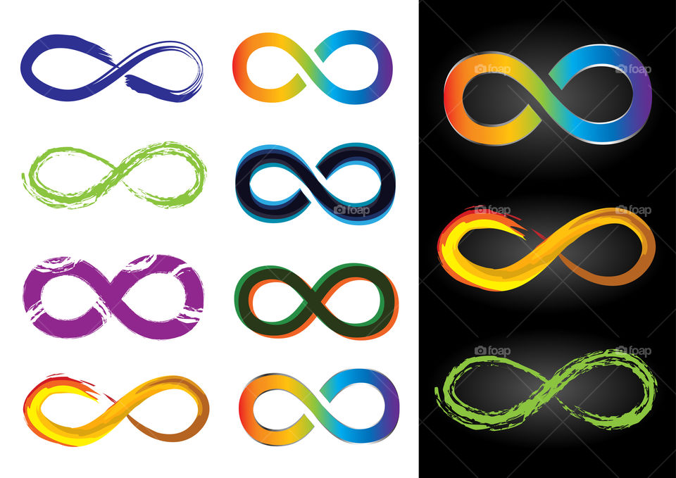 Infinity sign / symbol illustration