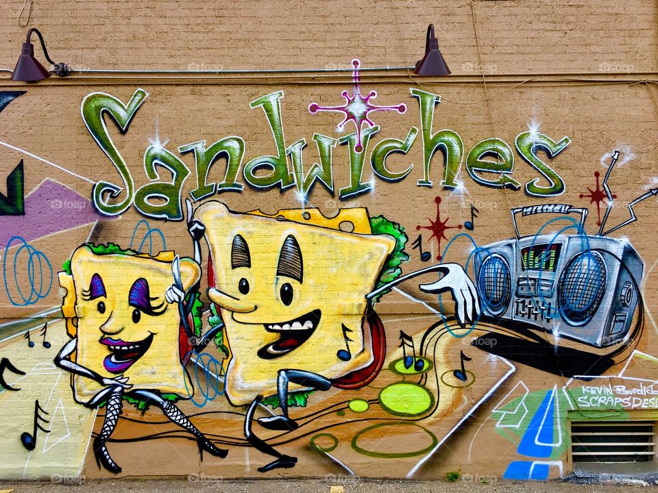 Sandwich graffiti 