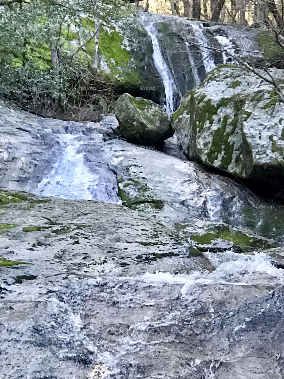 Small stream waterfall 