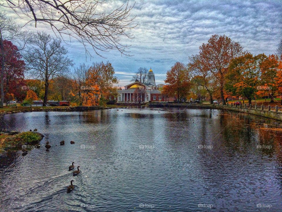 Milford, CT. Overcast Autumn 