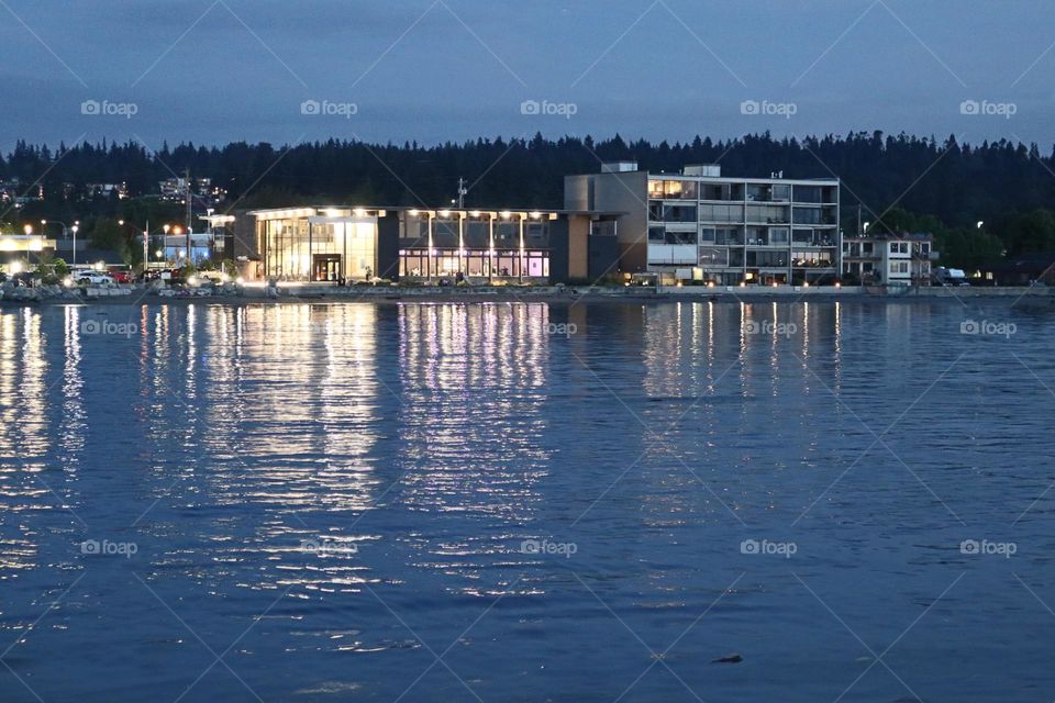 Edmonds waterfront reflections