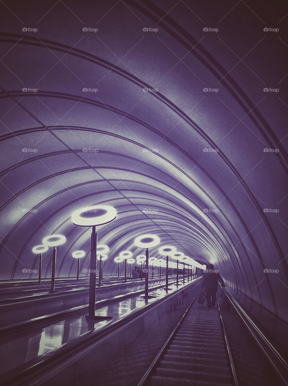 Tunnel, Subway System, No Person, Modern, Transportation System