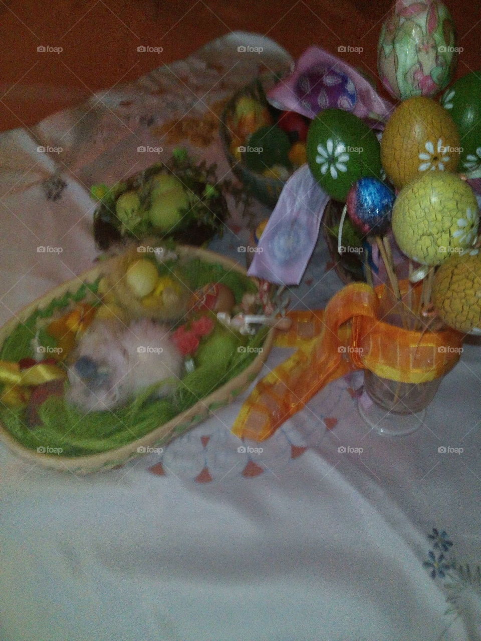 easter table decoration