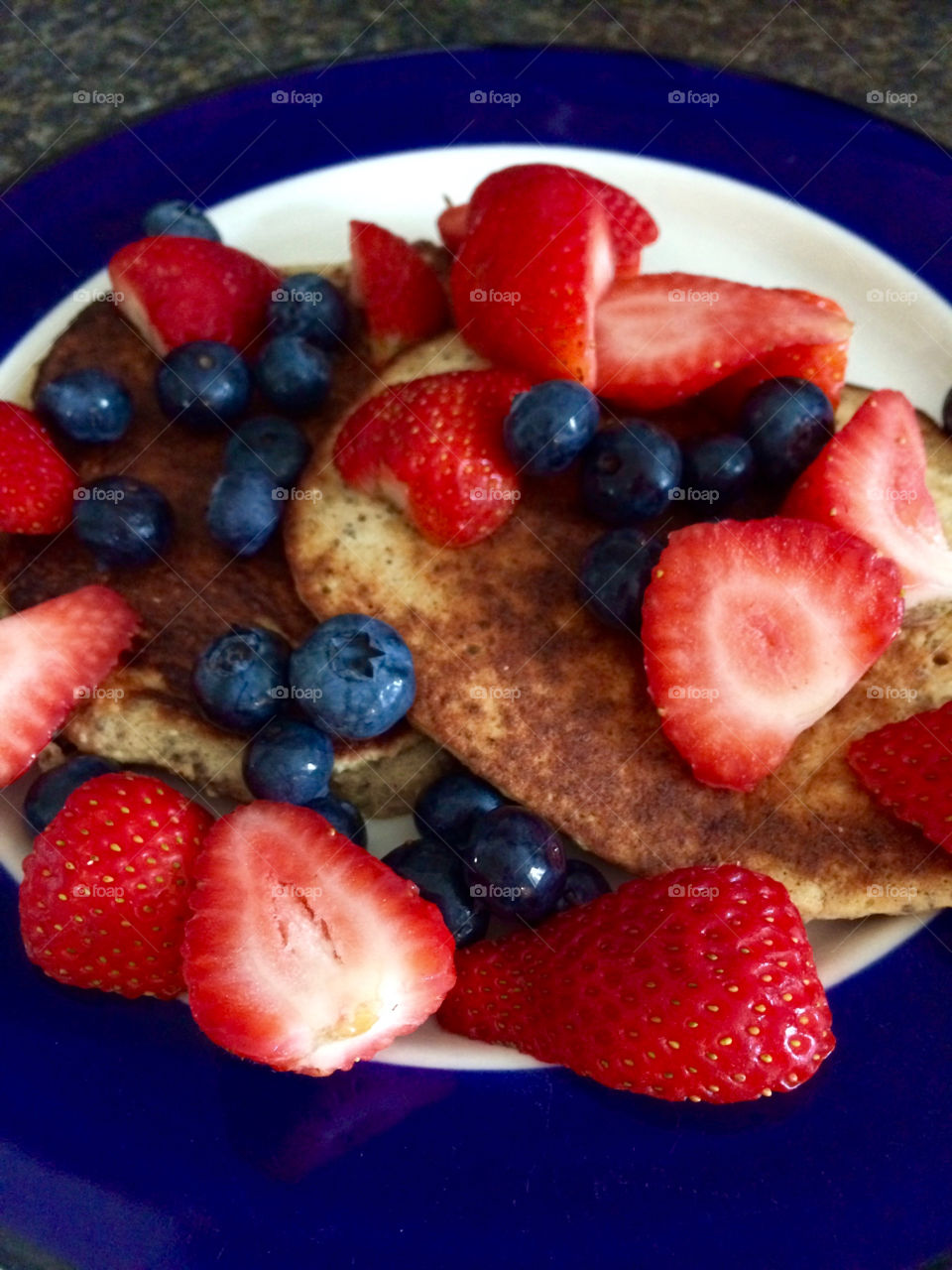 Mixed Berries and Pancakes 