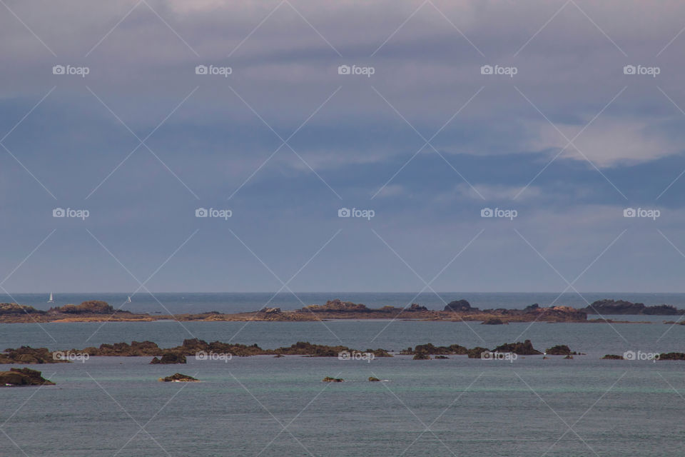 view of the coast of the sea