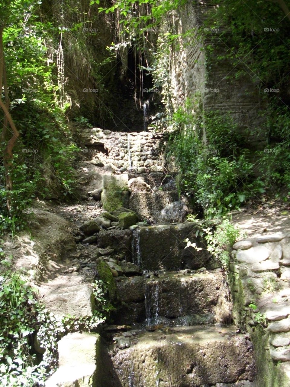Waterfall at the Alhambra