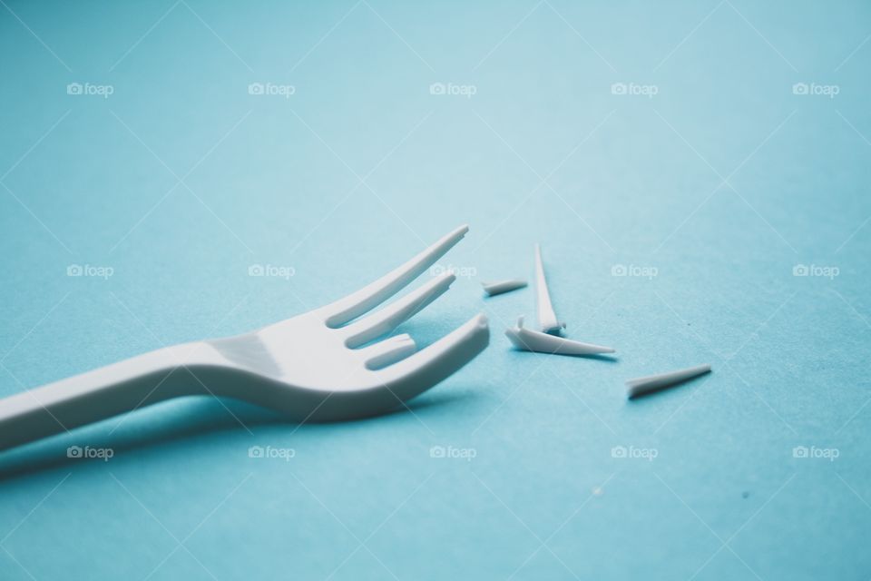 Plastic fork 