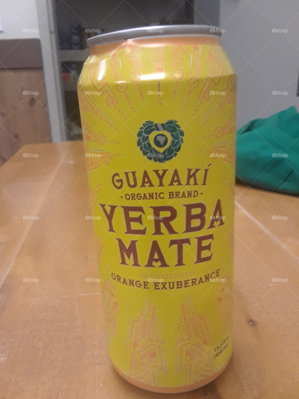 guayaki organic brand. High energy infusion drink.Orange exuberance.Come to life. Non carbonated.Pretty good drink overall from the other bluephoria that i had.
