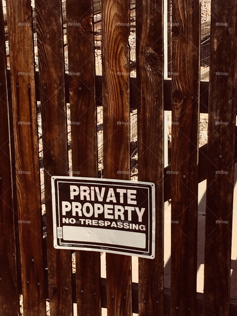 Private Property No Trespassing 