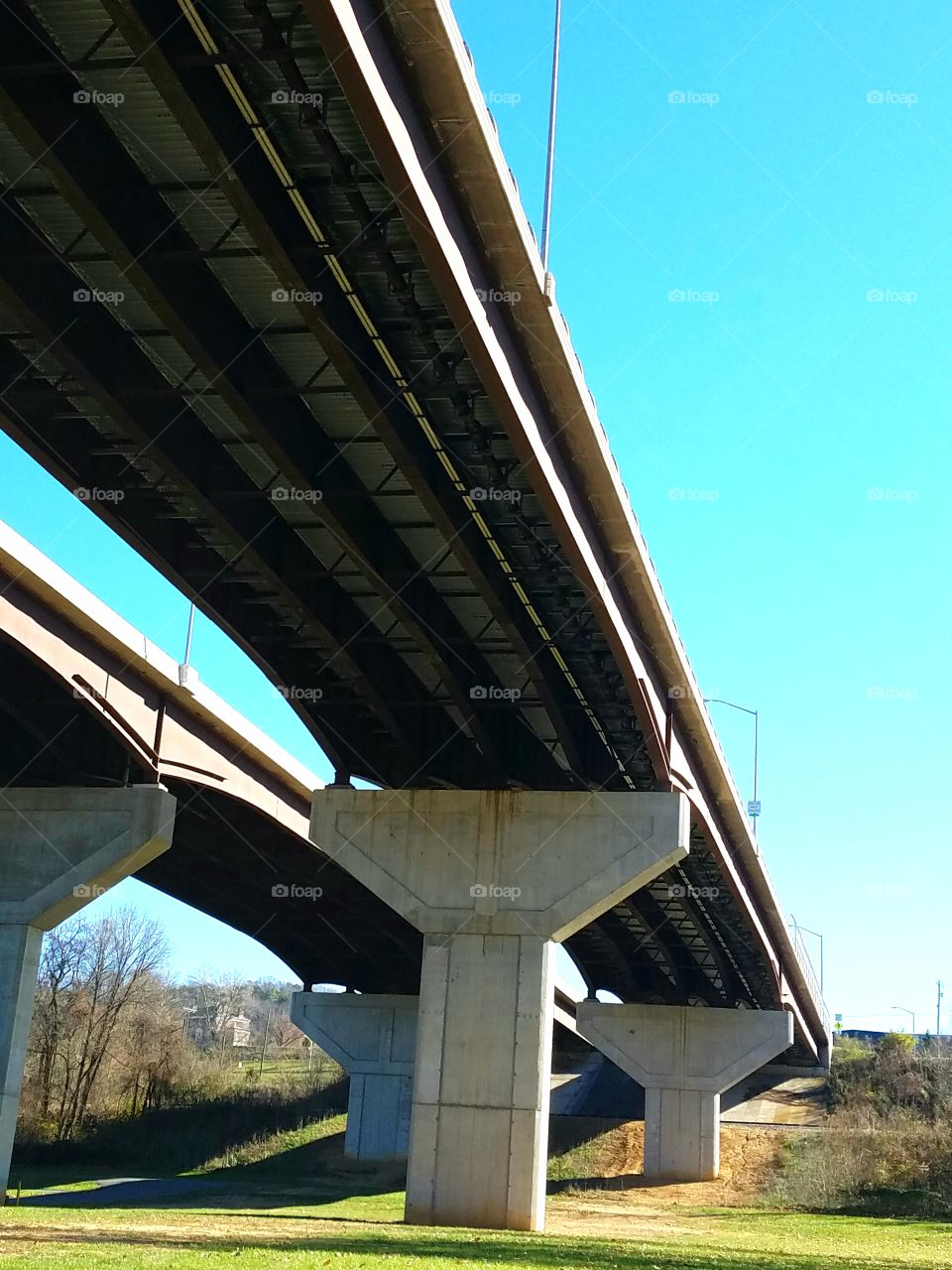 New River Bridge over the park