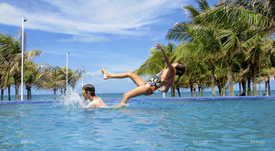 Fun in the pool