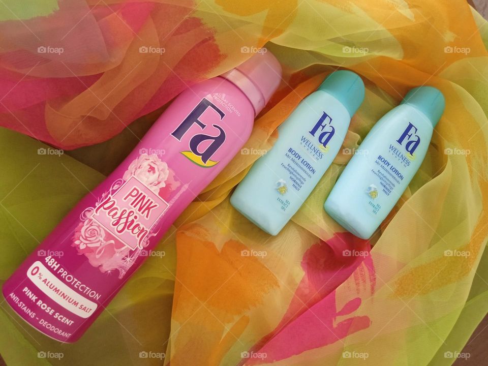 Fa perfumery for freshness and beaty