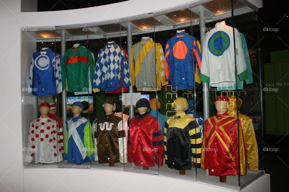 jockey silks at The Kentucky Derby Museum
