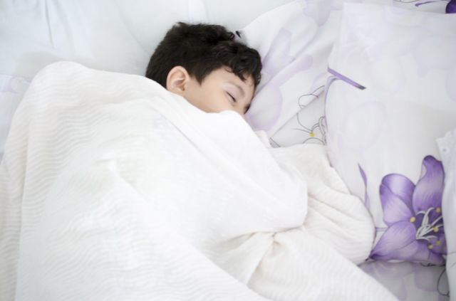 Toddler getting some sleep