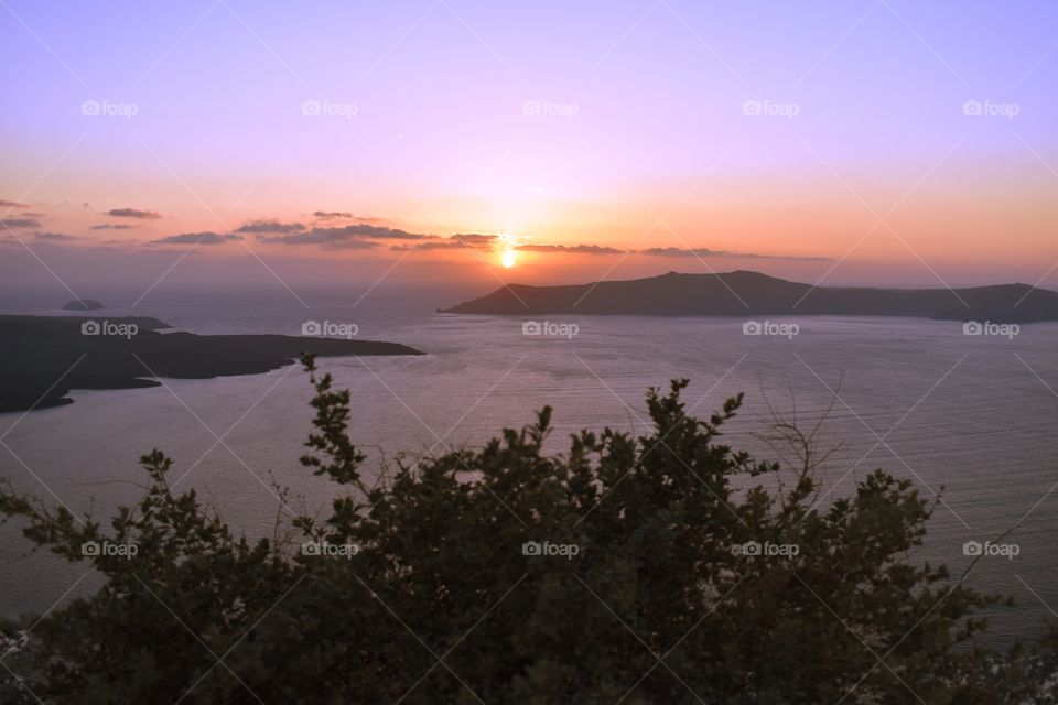 Sunset in Santorini
