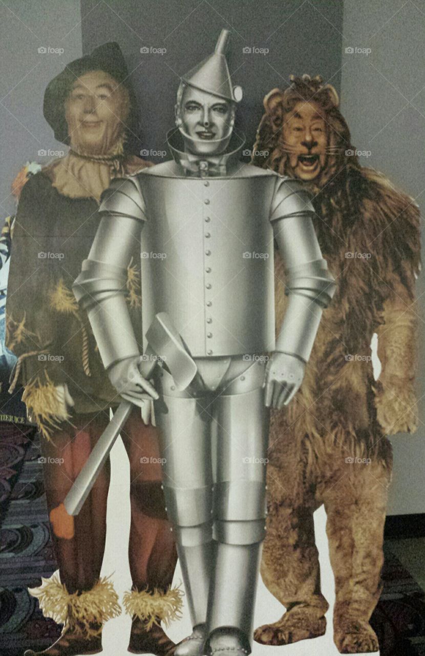 scarecrow, tinman & cowardly lion