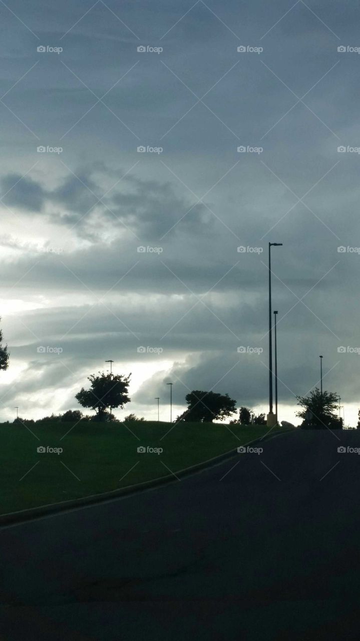 Storm clouds rolling in