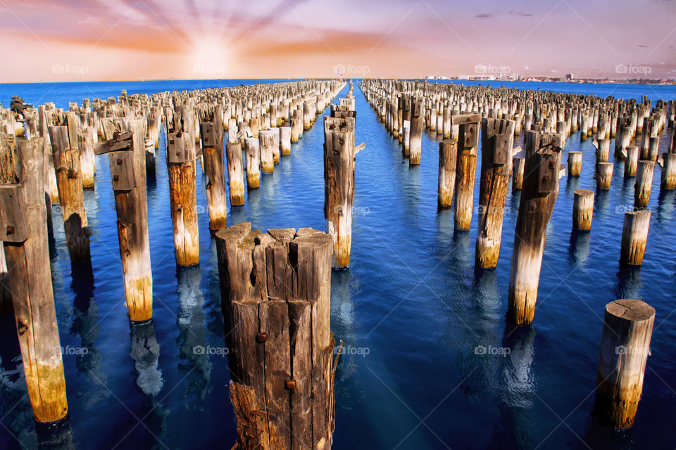 Sunset At The Old Jetty