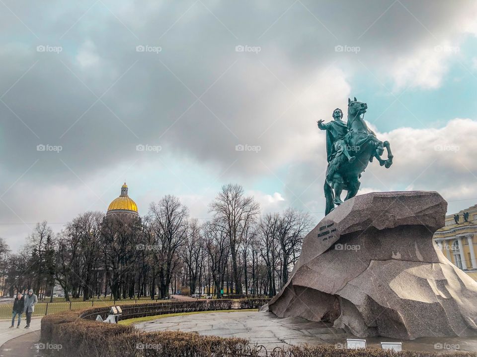 Monument to Nicholas l - St.petersburg,Russia