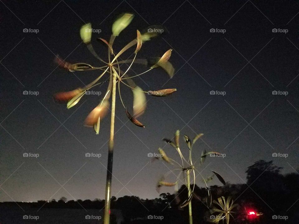 Wind Art at Night
